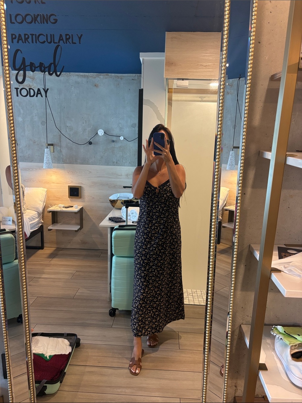 Floral Maxi Dress S
